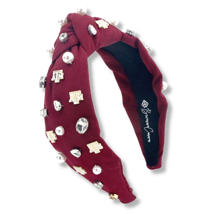 Accessories Brianna Cannon | Maroon Texas A&M University Logo Headband