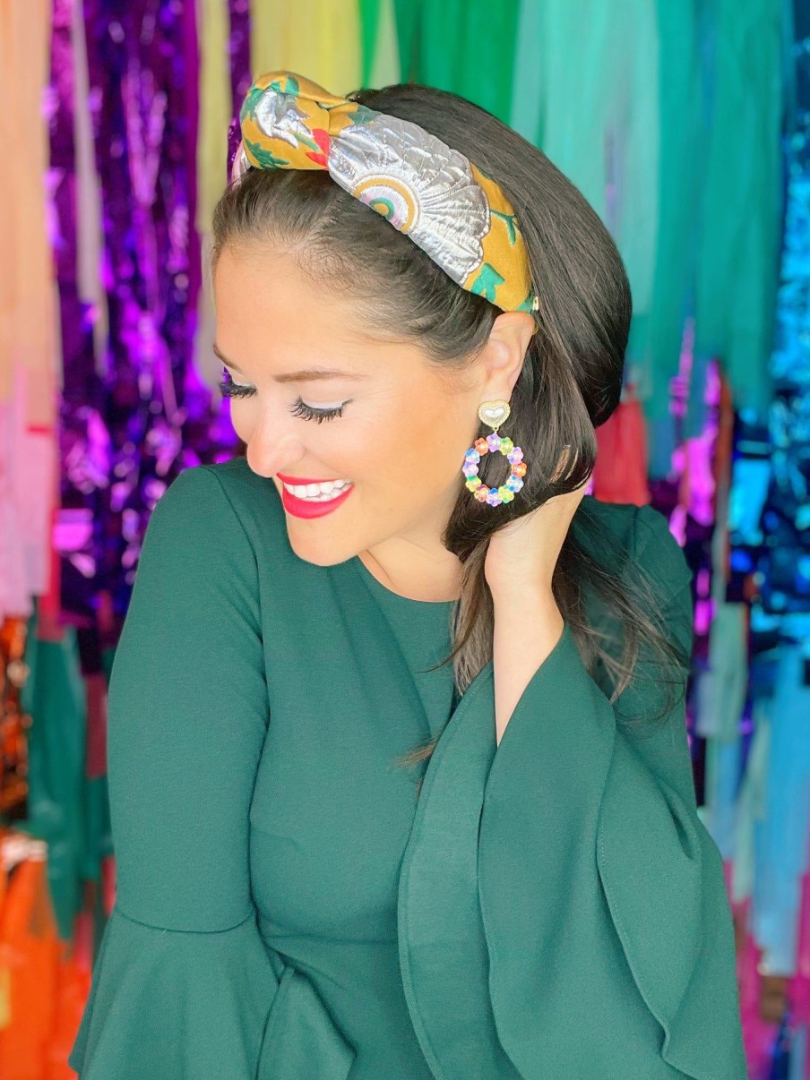 Accessories Brianna Cannon | Fall Brocade Floral Headband