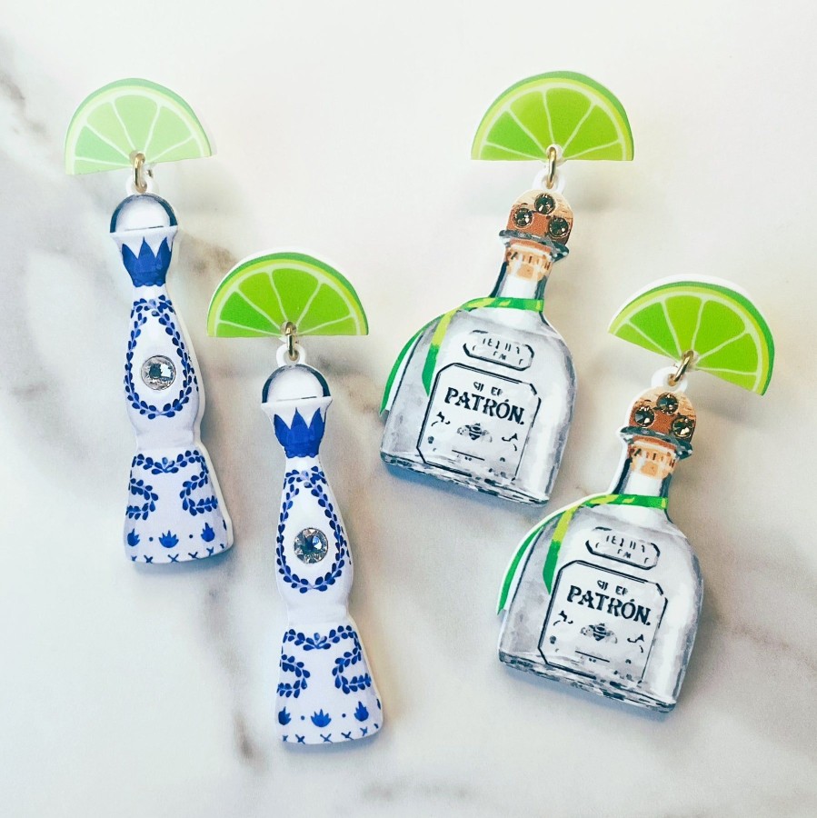 Accessories Brianna Cannon | Top Shelf Tequila Earrings With Crystals