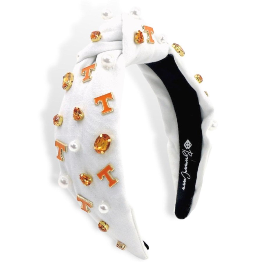 Accessories Brianna Cannon | White University Of Tennessee Logo Headband