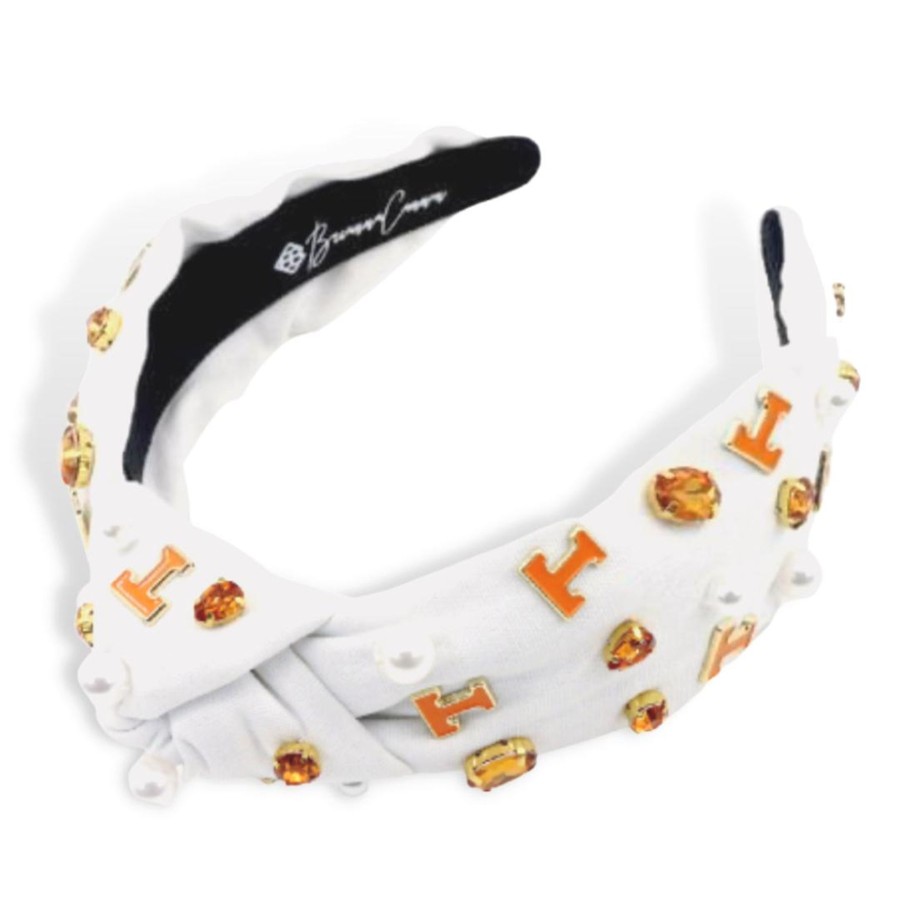 Accessories Brianna Cannon | White University Of Tennessee Logo Headband