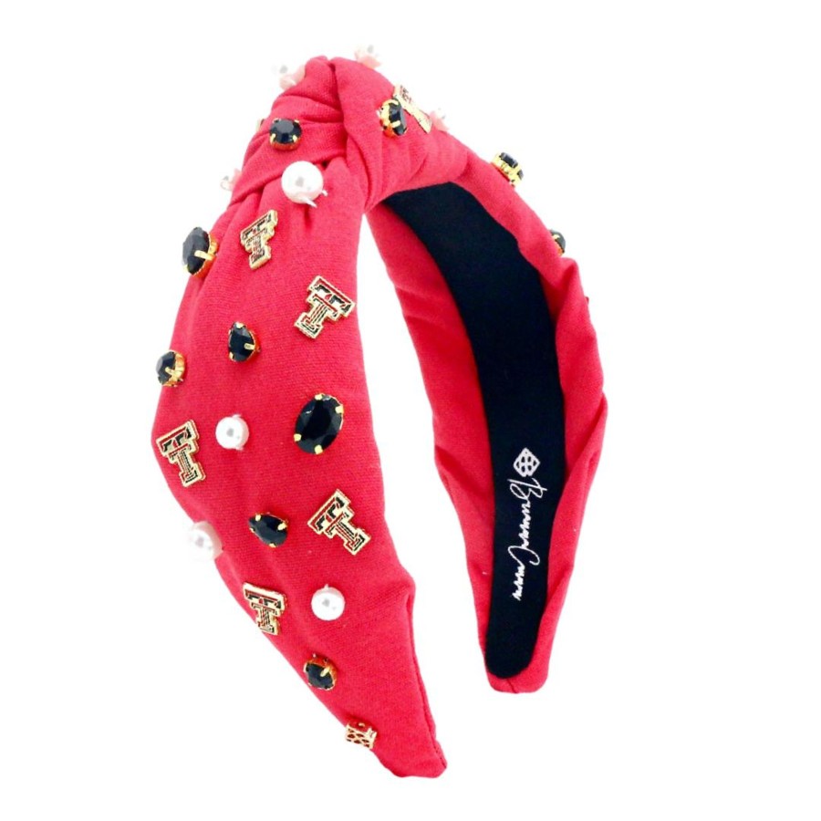 Accessories Brianna Cannon | Red Texas Tech Logo Headband