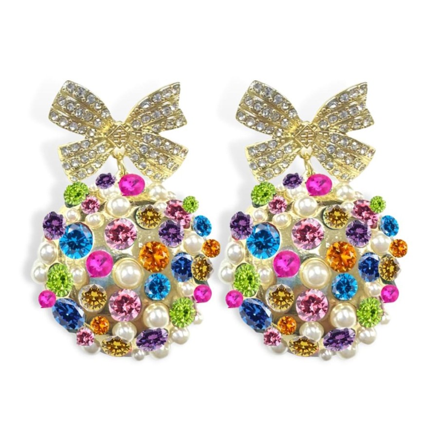 Accessories Brianna Cannon | Multi-Color Ornament Earrings