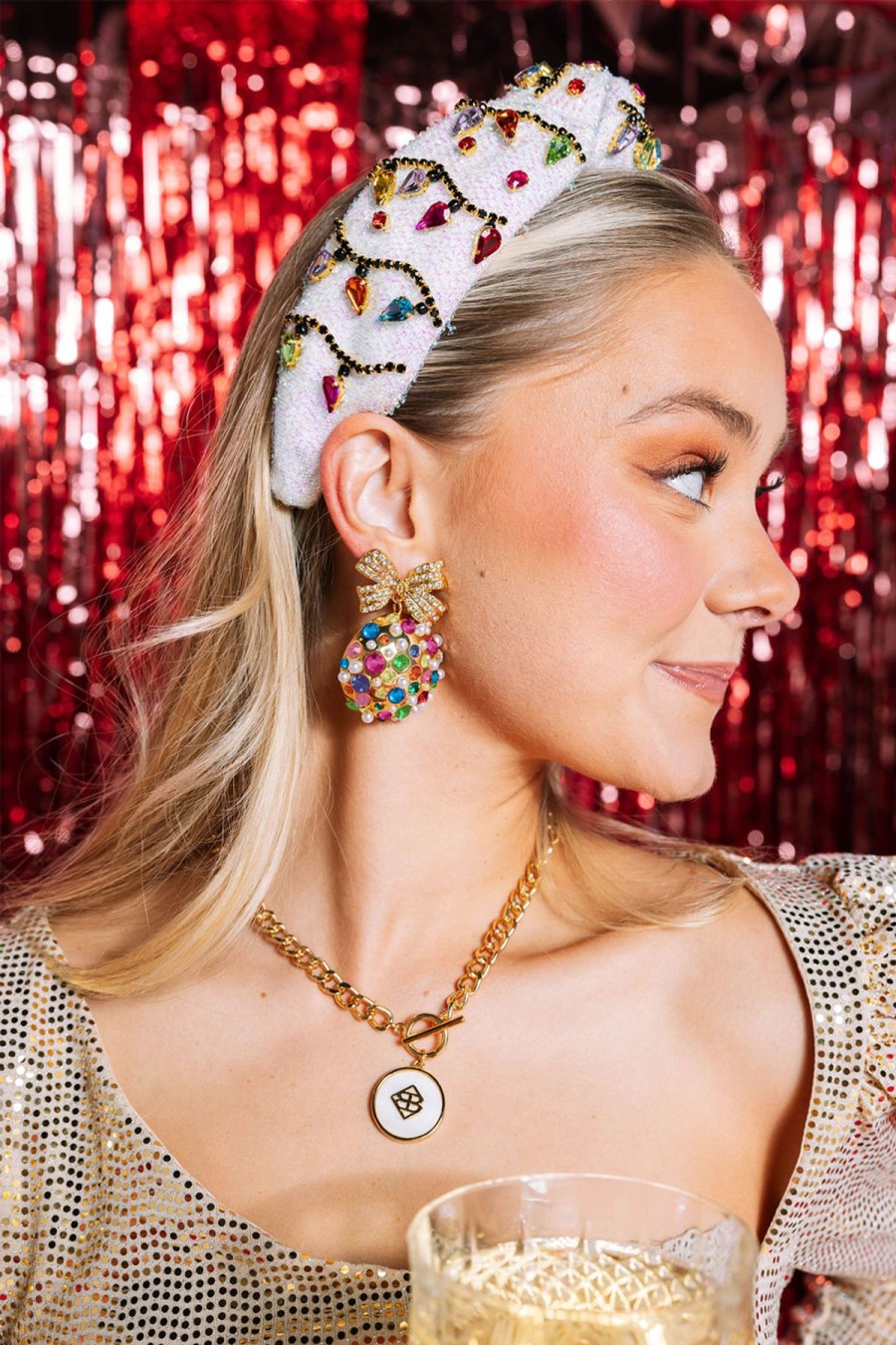 Accessories Brianna Cannon | Multi-Color Ornament Earrings