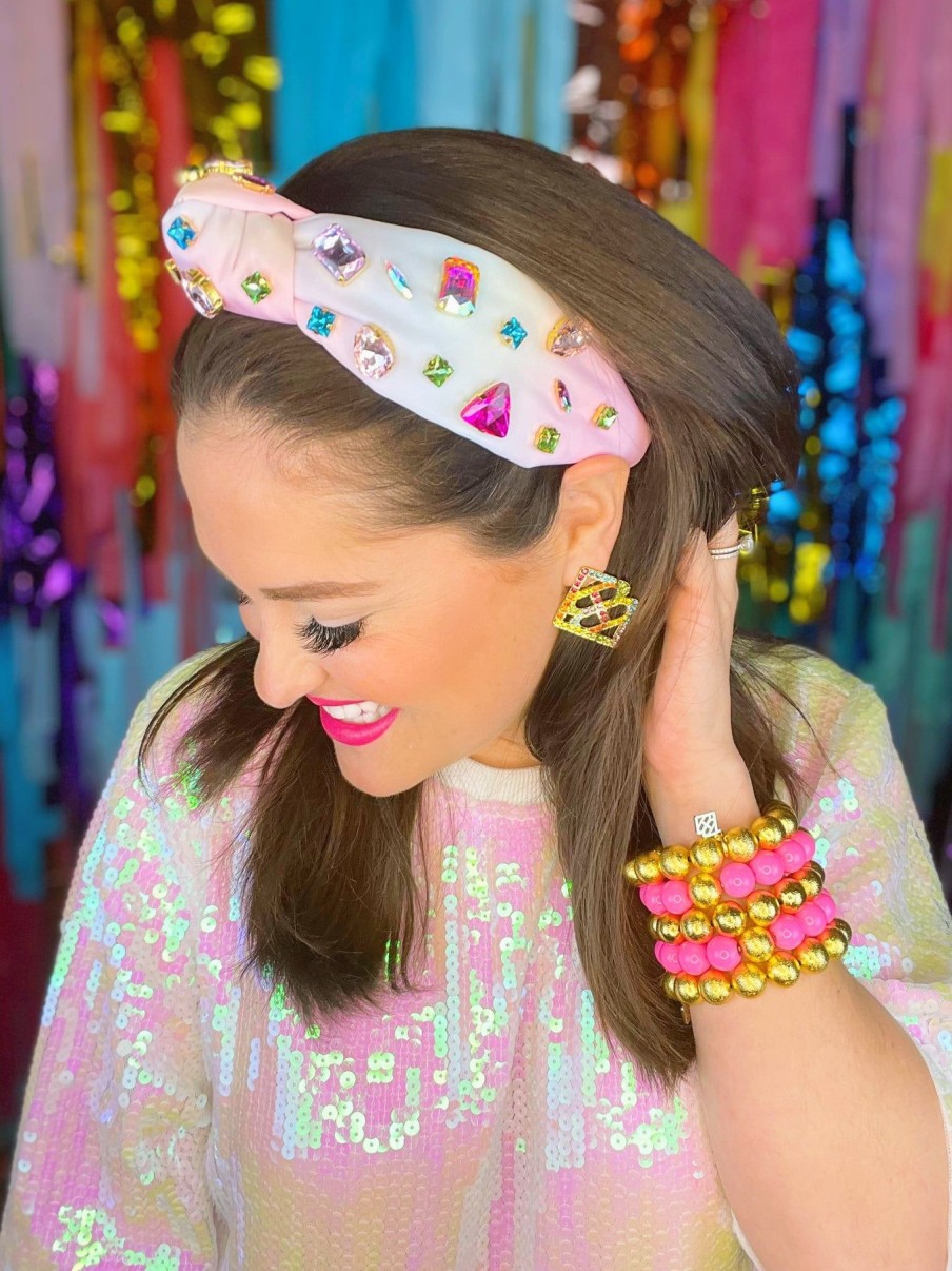 Pink Brianna Cannon | Confetti Crystal Ombre Headband