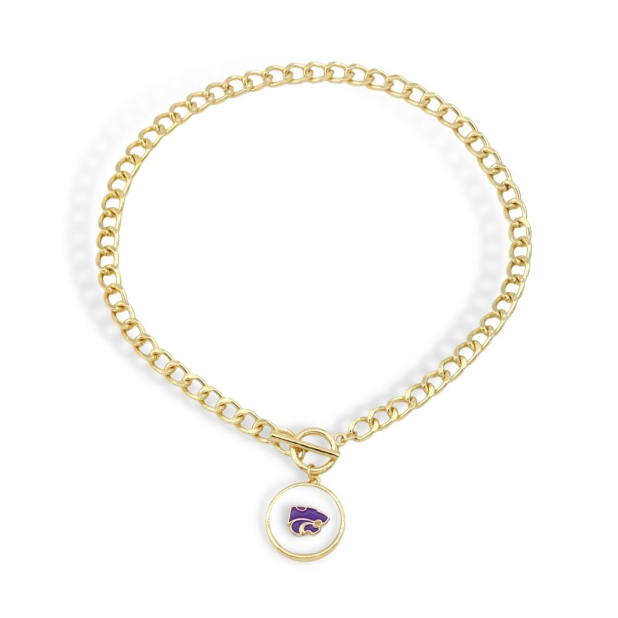 Accessories Brianna Cannon | Kansas State Logo Necklace