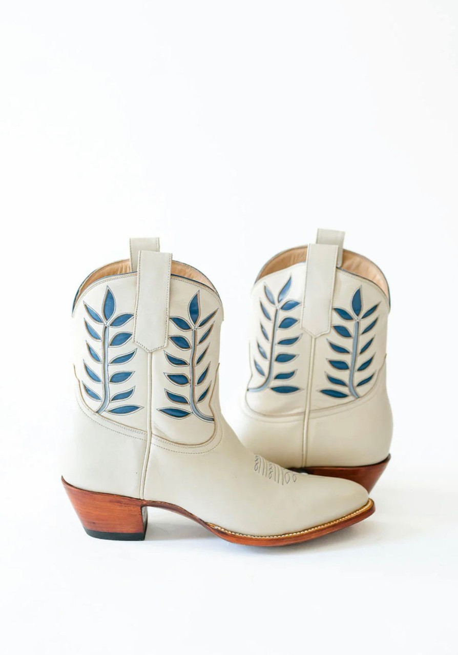 Boots Brianna Cannon | Petite Paloma Hadley Boot - Bone/Blue