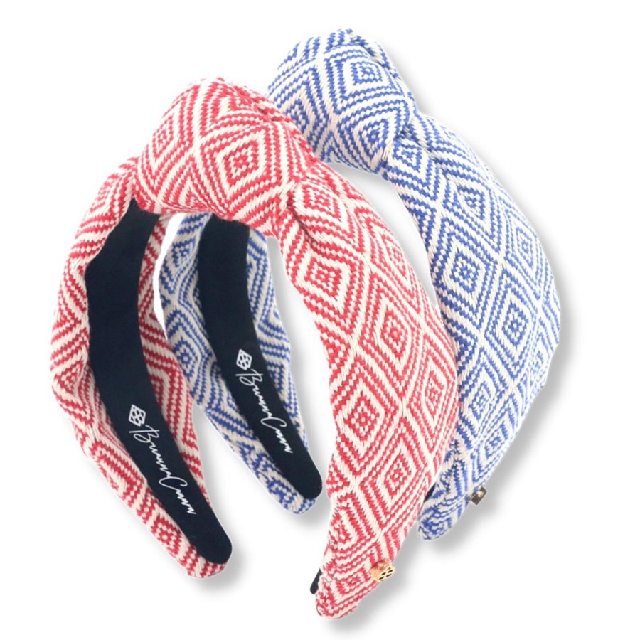 Patriotic Brianna Cannon | Red & Ivory Aztec Headband