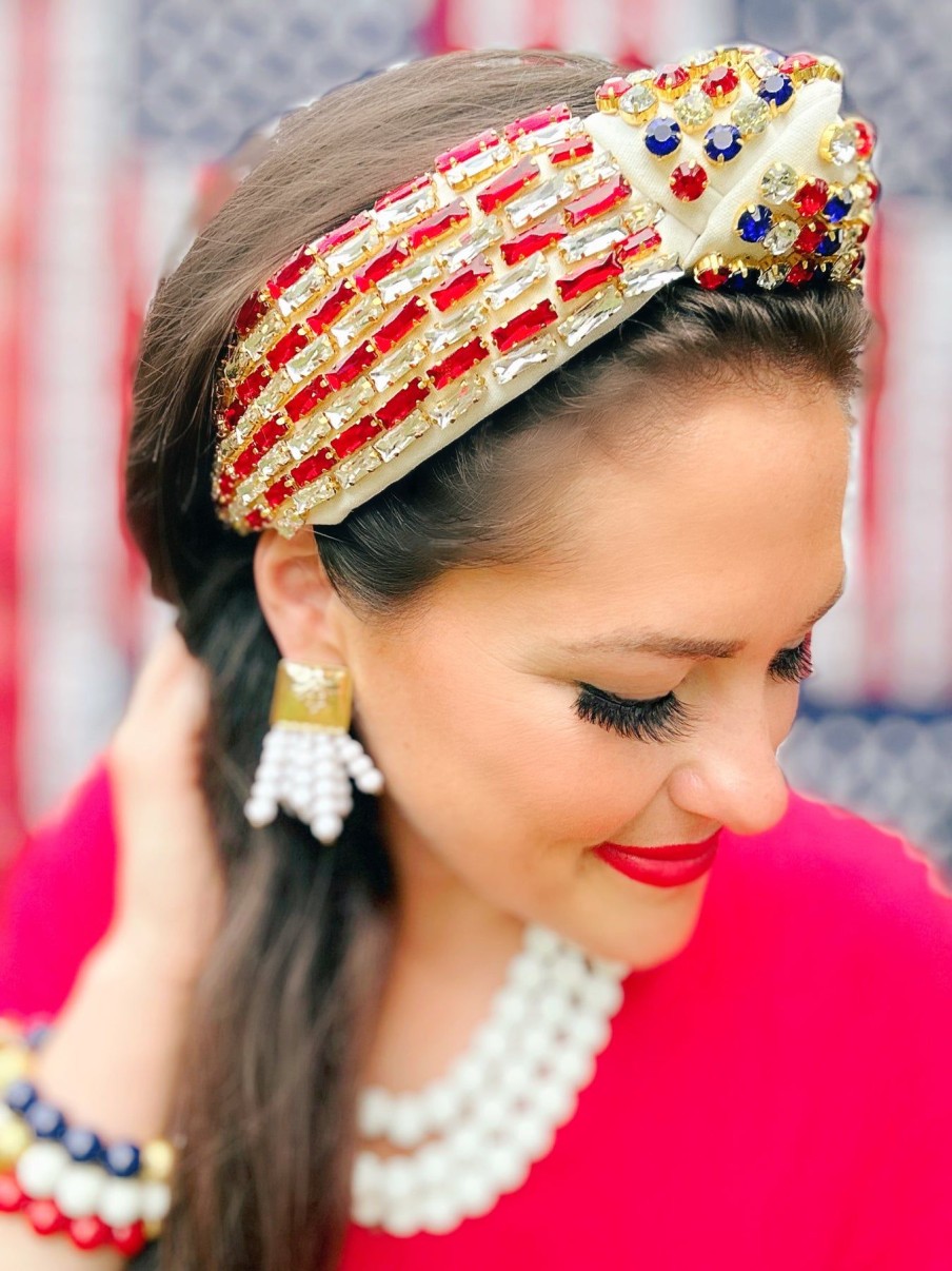 Accessories Brianna Cannon | Limited Edition All-American Numbered Headband