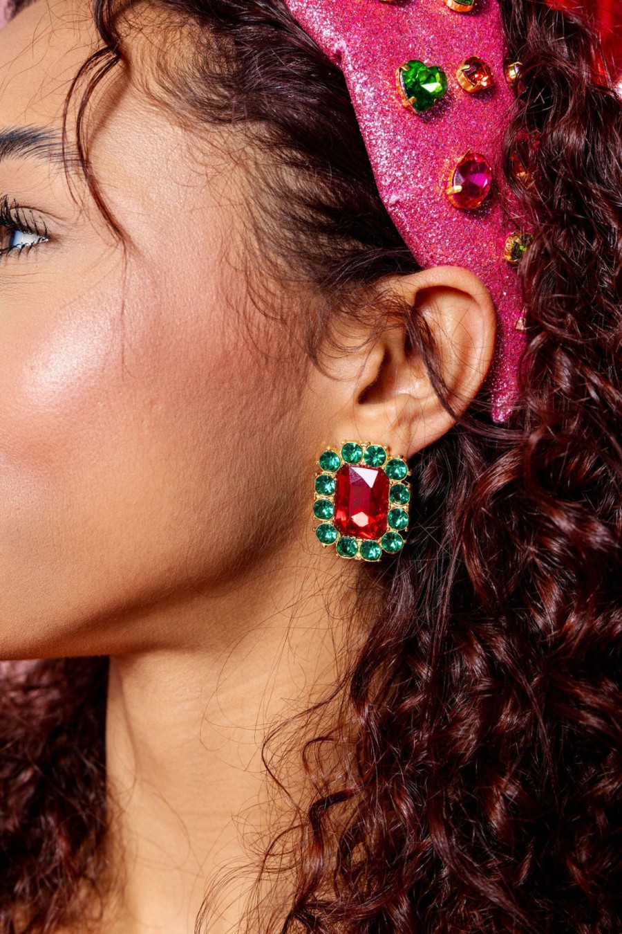 Accessories Brianna Cannon | Christmas Jeweled Studs