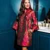 Dresses Brianna Cannon | Bc Caftan - Red And Gold Brushed