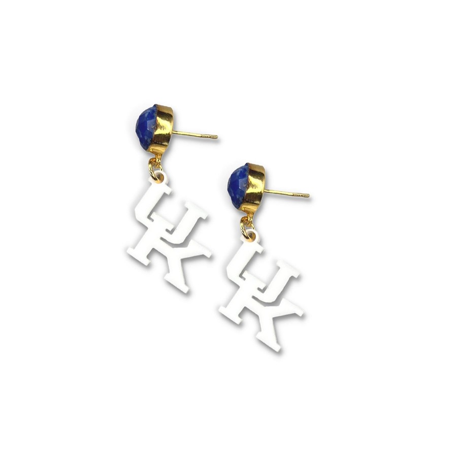 Accessories Brianna Cannon | Mini Kentucky White Uk Earrings