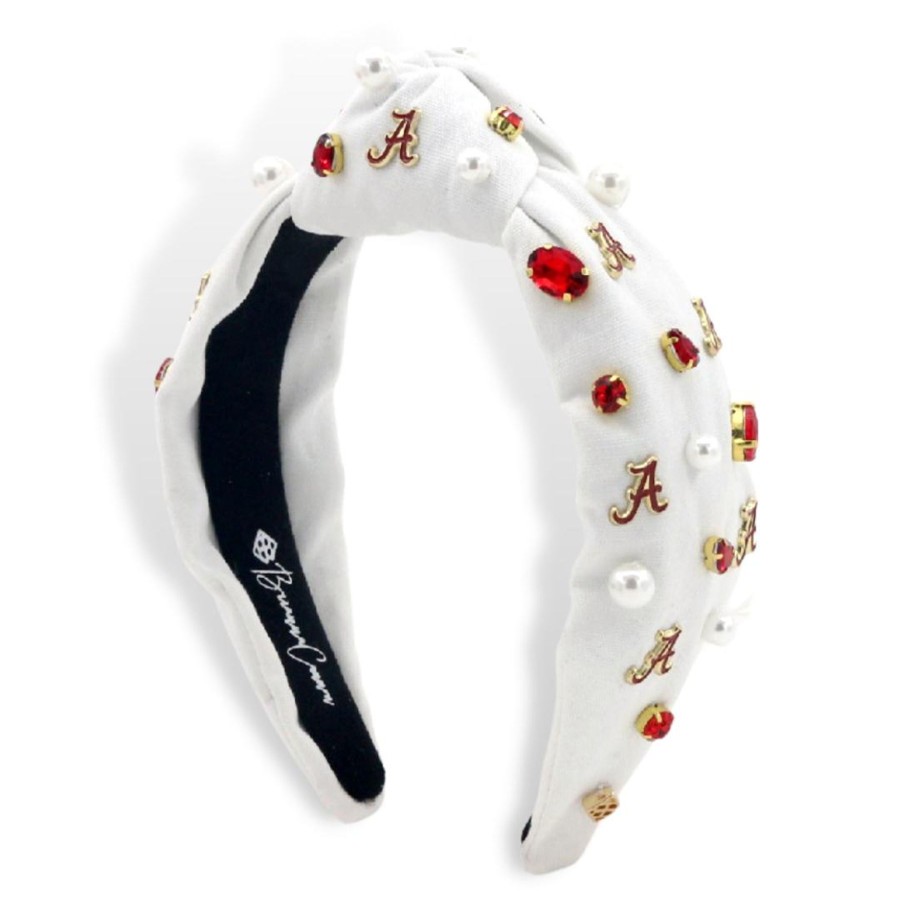 Accessories Brianna Cannon | White University Of Alabama Logo Headband