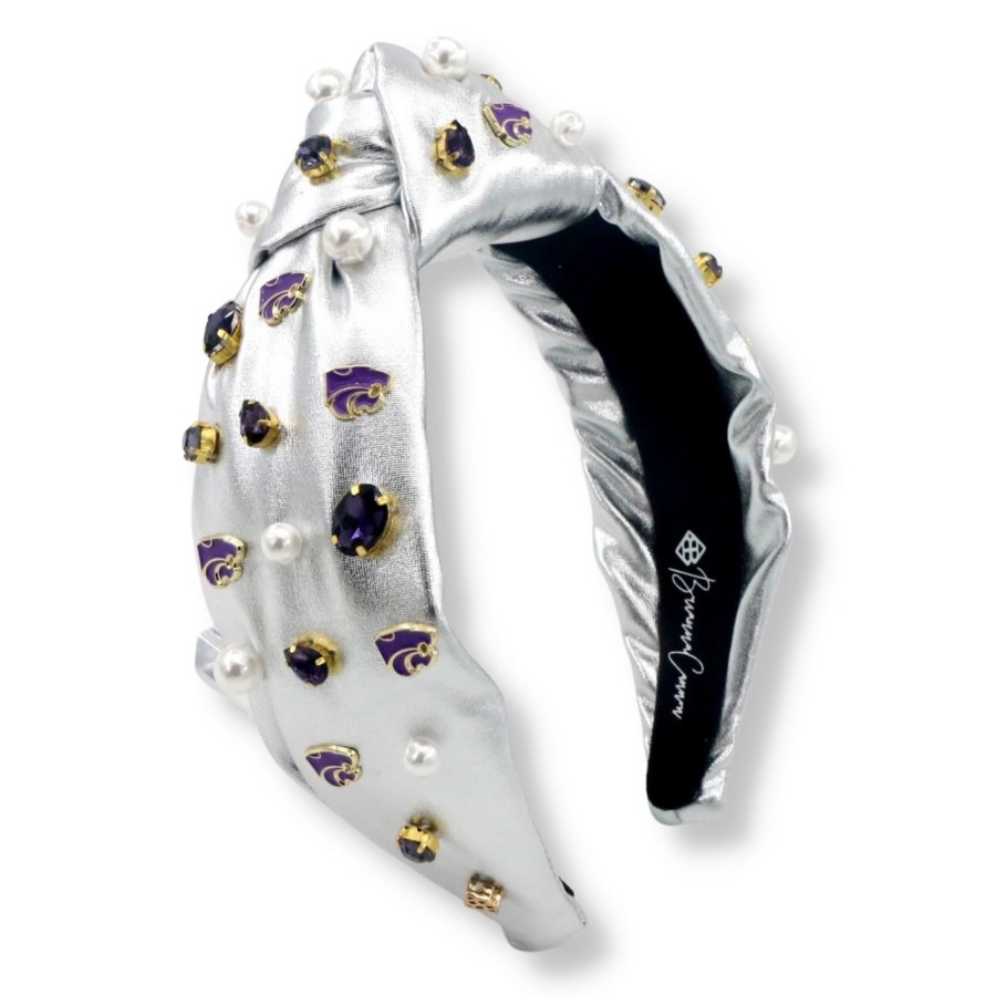 Accessories Brianna Cannon | Silver Kansas State Logo Headband