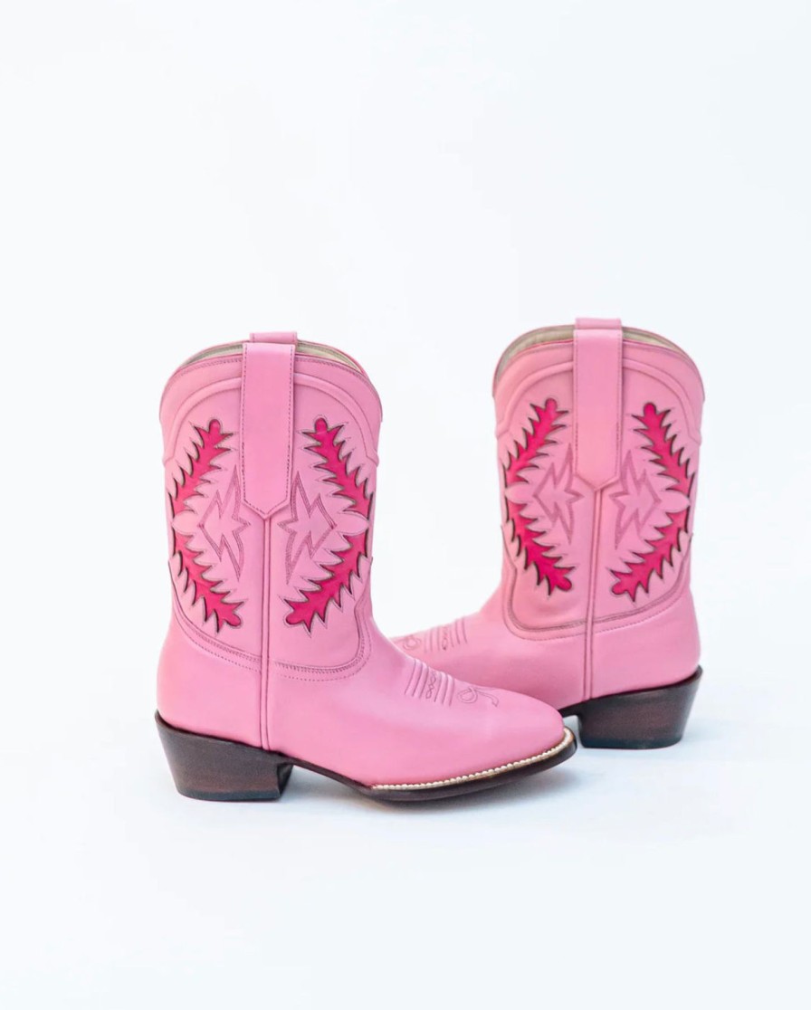 Boots Brianna Cannon | Petite Paloma Little Miss Finnley Boot (Child Size)- Pink/Hot Pink