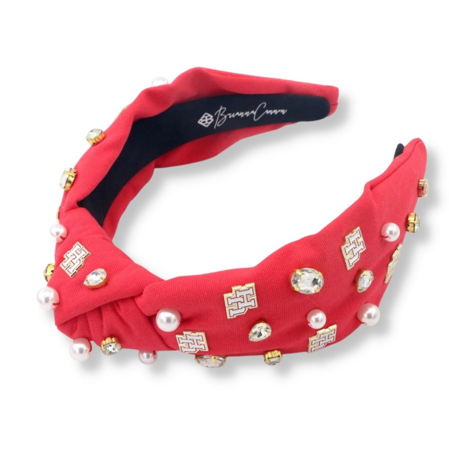 Accessories Brianna Cannon | Red University Of Houston Logo Headband