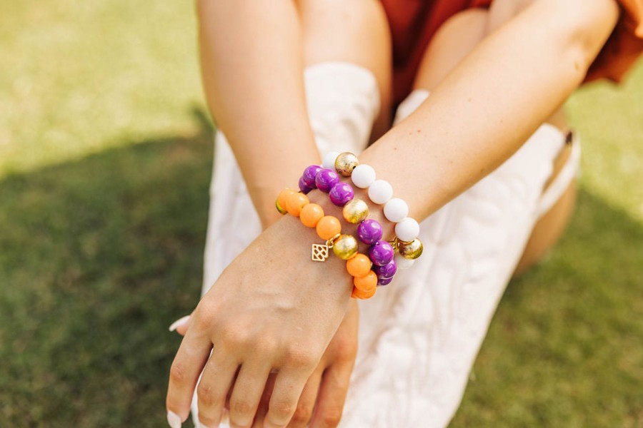 Halloween Brianna Cannon | Orange Beaded Brianna Bracelet