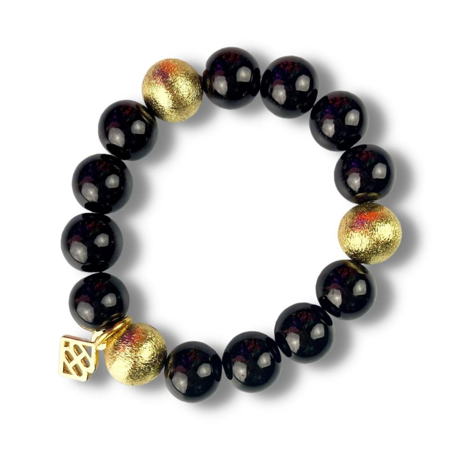 Halloween Brianna Cannon | Black Beaded Brianna Bracelet