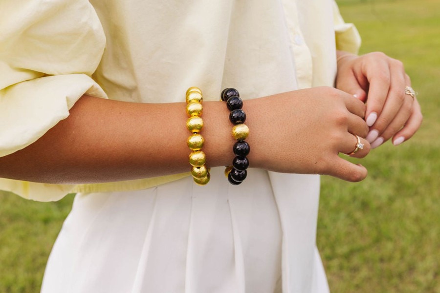 Halloween Brianna Cannon | Black Beaded Brianna Bracelet