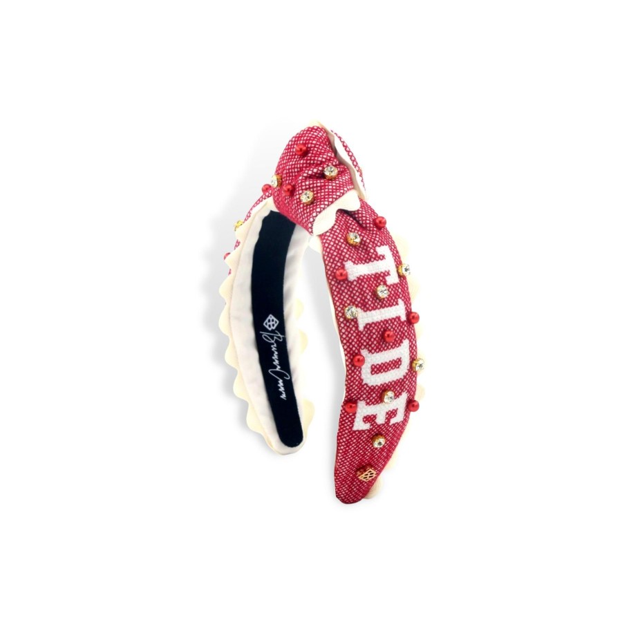 Accessories Brianna Cannon | Child Size Roll Tide Cross Stitch Headband