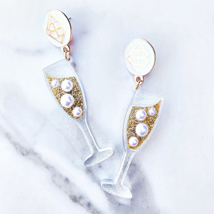 Accessories Brianna Cannon | Mrs. Southern Social X Brianna Cannon - Champagne Earrings