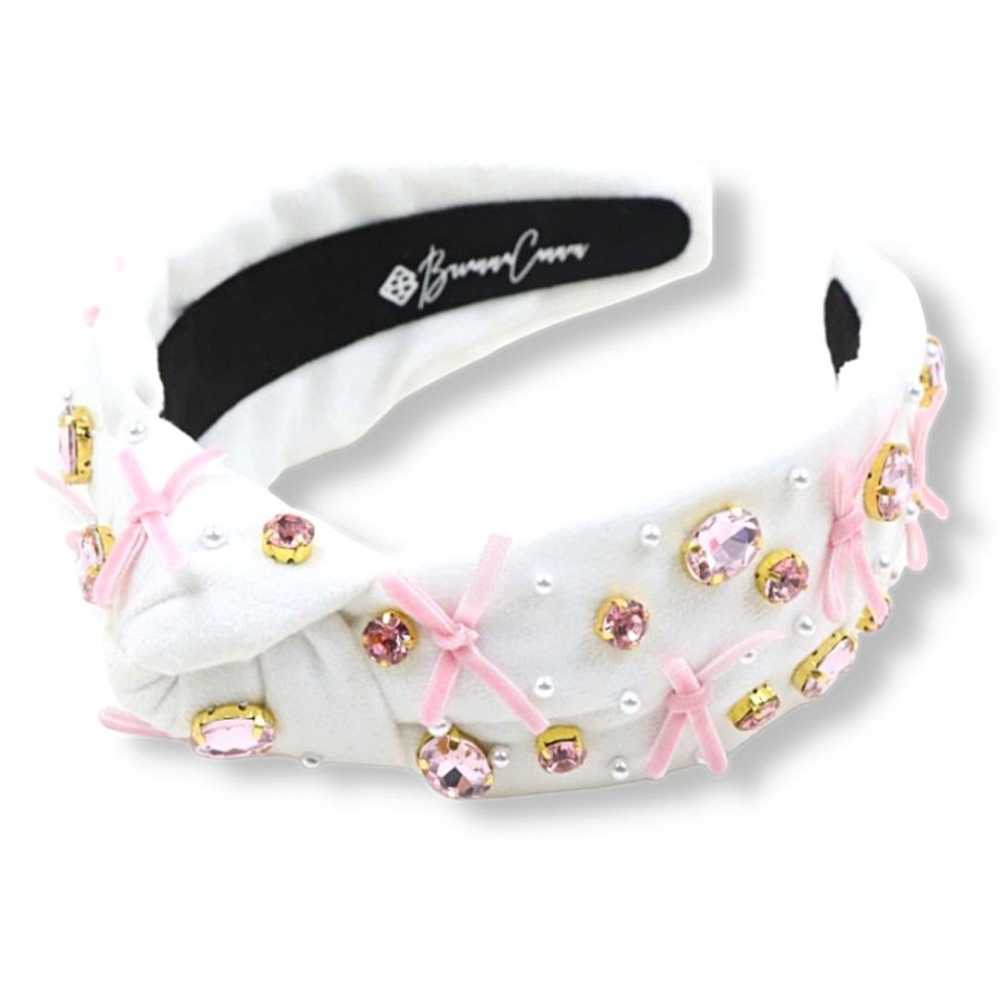 Accessories Brianna Cannon | It'S A Girl - Pink Bow Headband