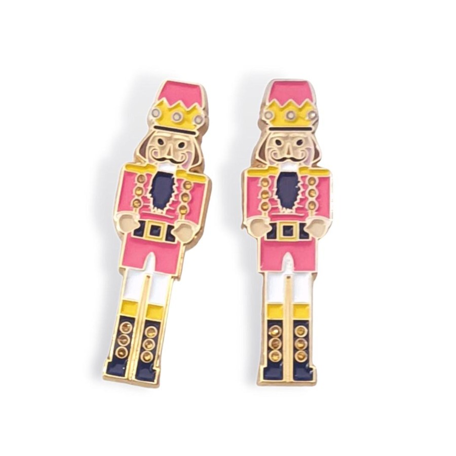 Accessories Brianna Cannon | Enamel Nutcracker Earrings