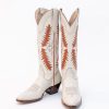 Boots Brianna Cannon | Petite Paloma Finnley Boot - Bone/Burnt Orange