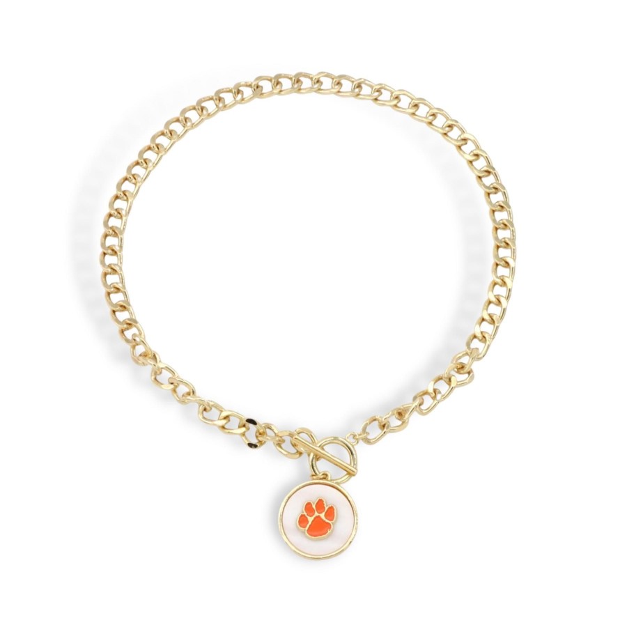 Accessories Brianna Cannon | Clemson Logo Necklace