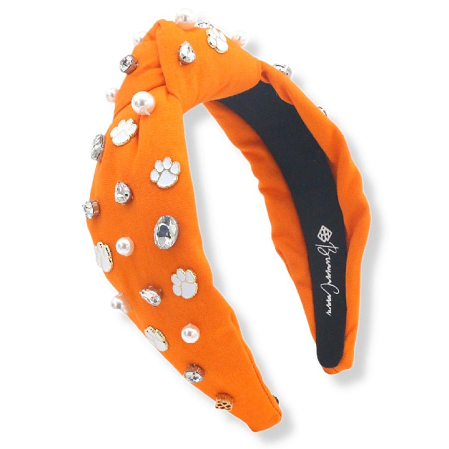 Accessories Brianna Cannon | Orange Clemson University Logo Headband