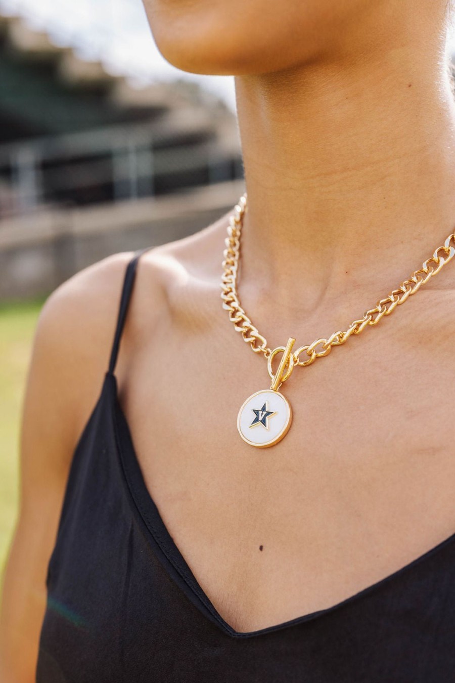 Accessories Brianna Cannon | Vanderbilt Logo Necklace