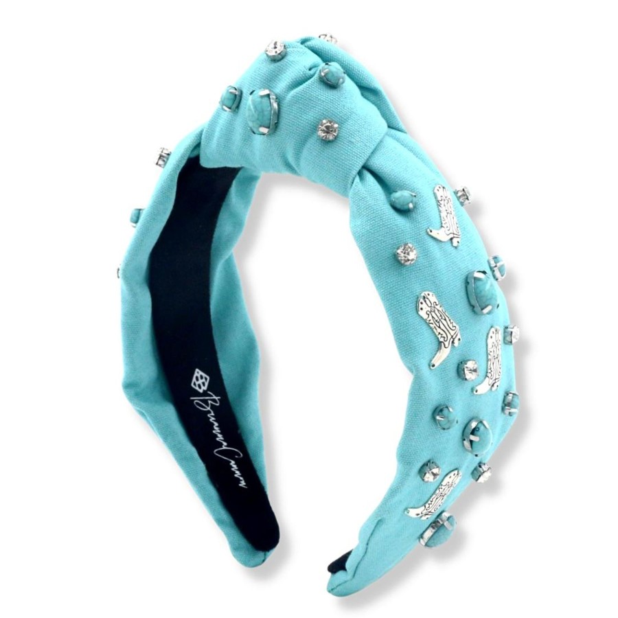 Accessories Brianna Cannon | Let'S Go Girls Turquoise Boot Headband