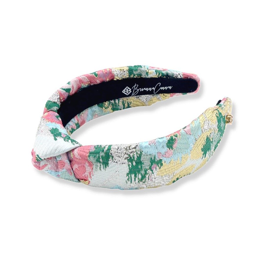 Accessories Brianna Cannon | Child Size Spring Floral Brocade Headband