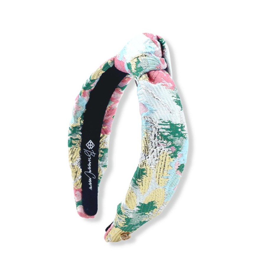 Accessories Brianna Cannon | Child Size Spring Floral Brocade Headband