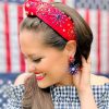 Patriotic Brianna Cannon | Blue & Red Firework Earrings