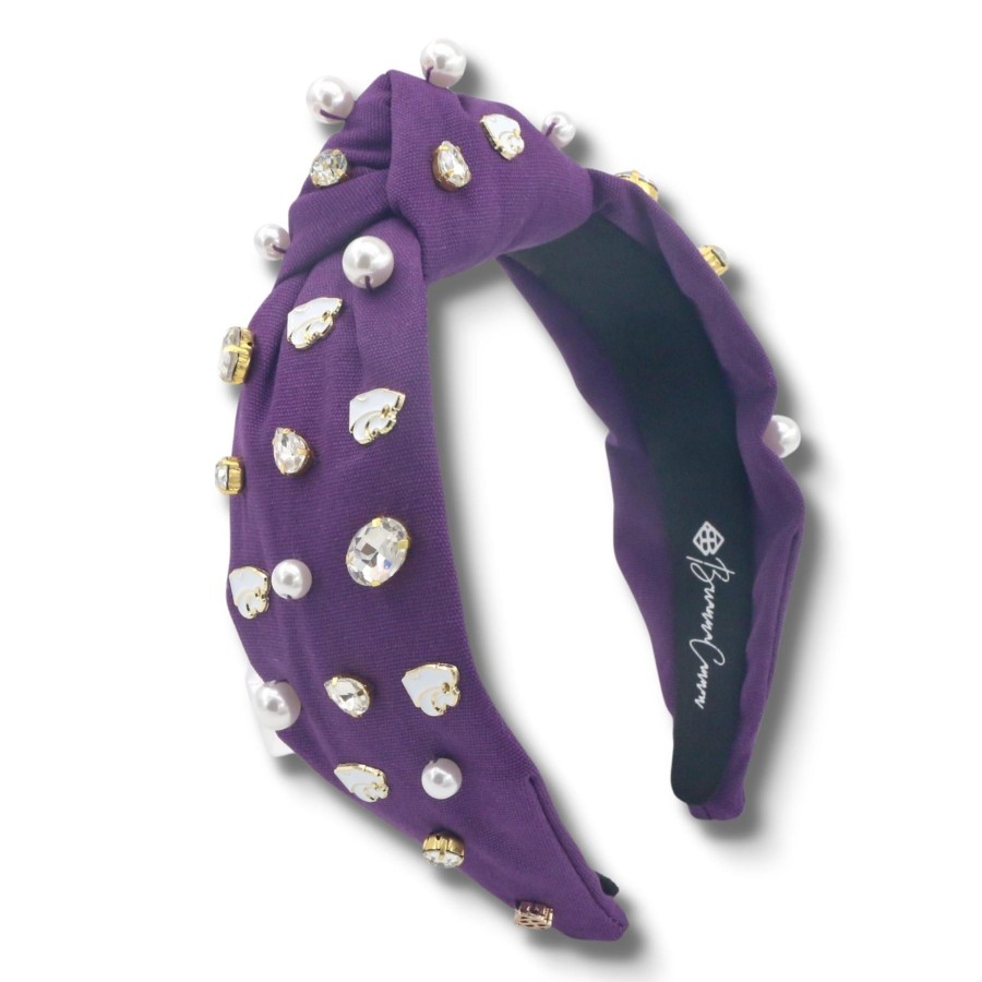 Accessories Brianna Cannon | Purple Kansas State Logo Headband