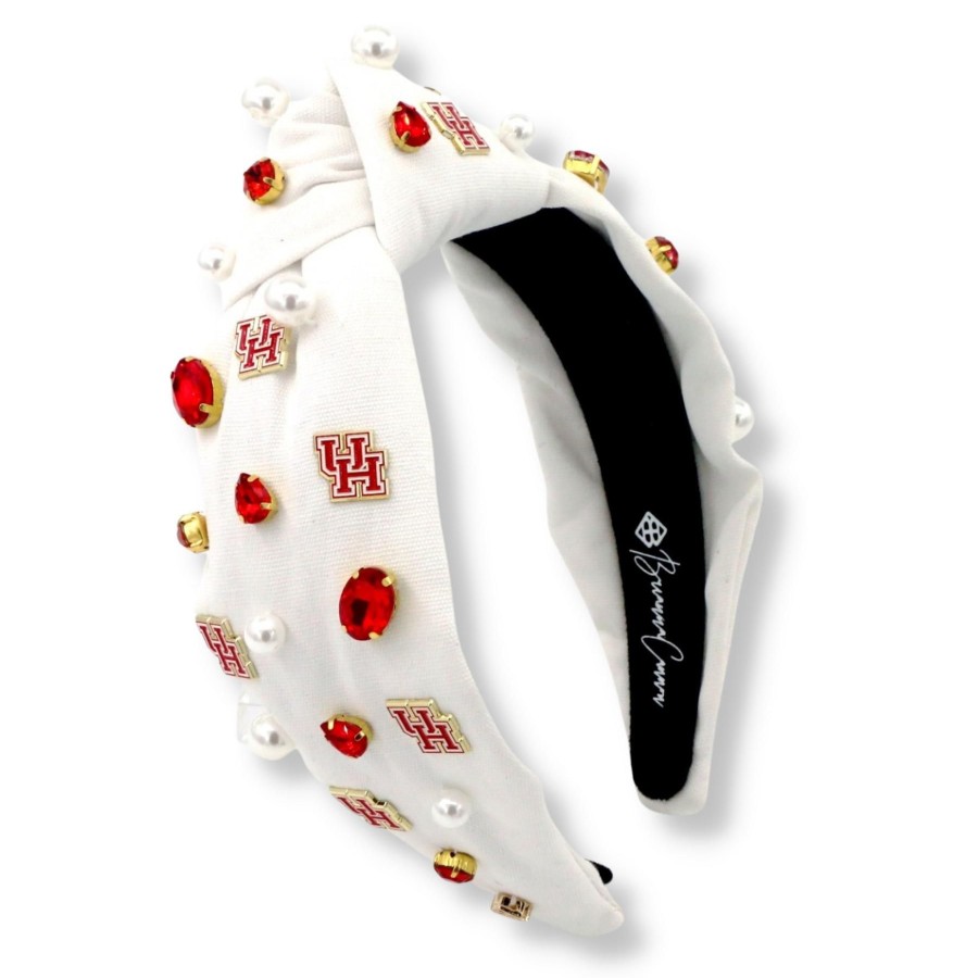 Accessories Brianna Cannon | White University Of Houston Logo Headband