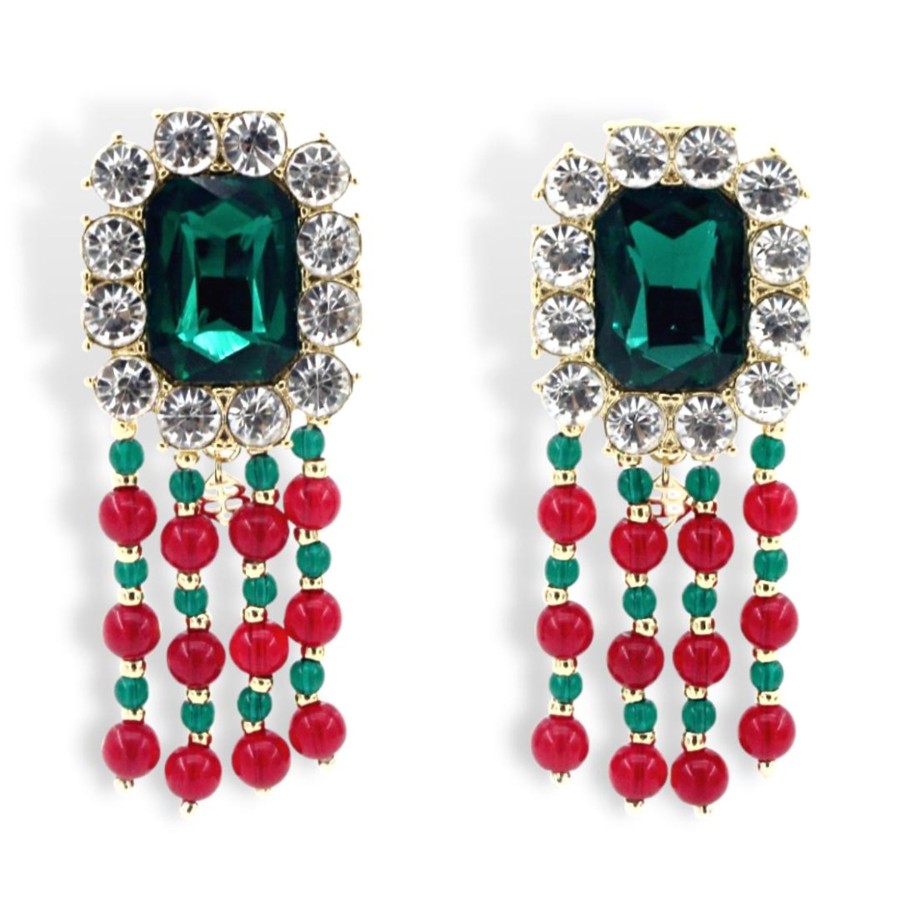 Accessories Brianna Cannon | Estate Jeweled Earrings