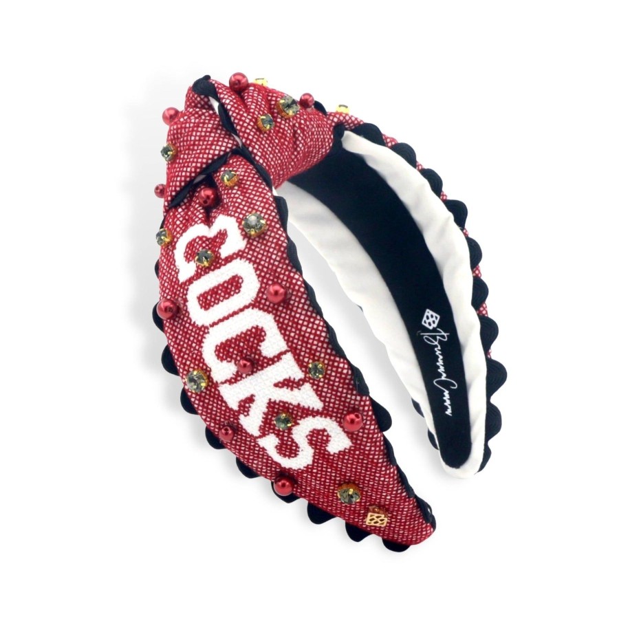 Accessories Brianna Cannon | Adult Size Cocks Cross Stitch Headband