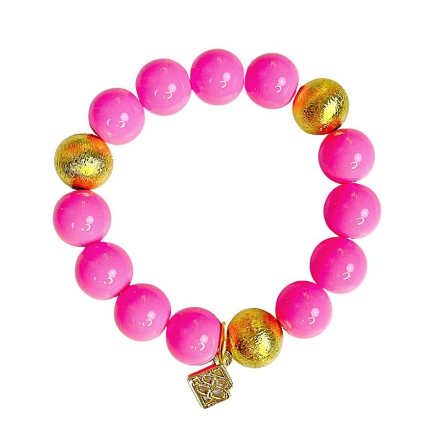 Accessories Brianna Cannon | Pink Beaded Brianna Bracelet