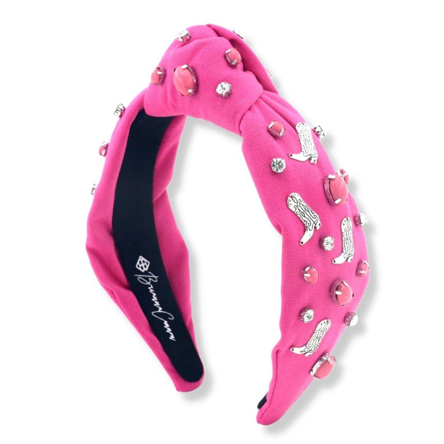 Accessories Brianna Cannon | Let'S Go Girls Pink Boot Headband