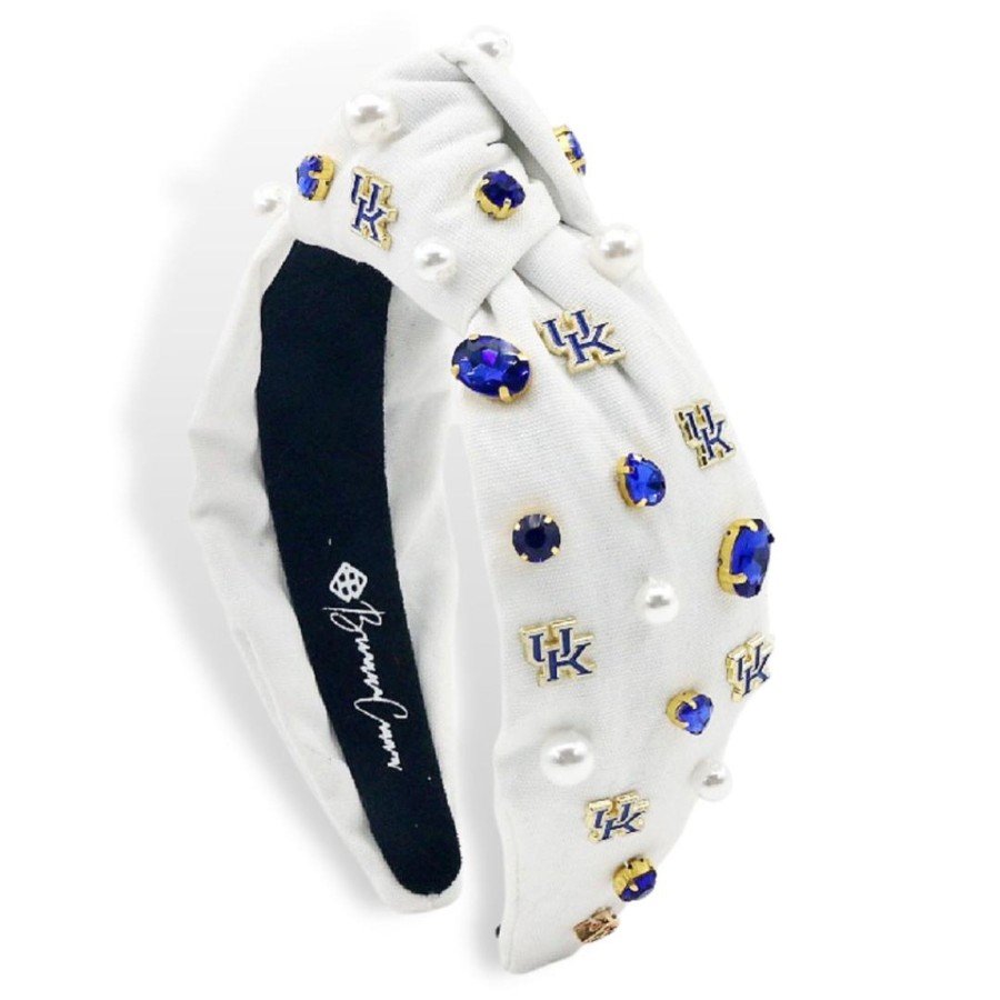 Accessories Brianna Cannon | White University Of Kentucky Logo Headband