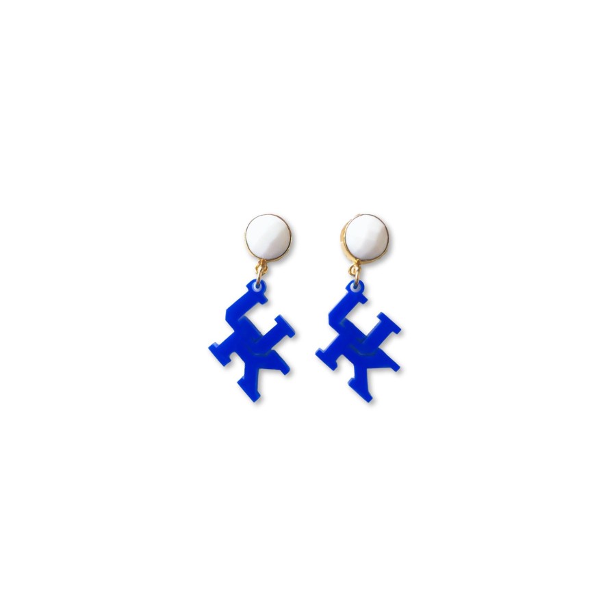 Accessories Brianna Cannon | Mini Kentucky Blue Uk Earrings