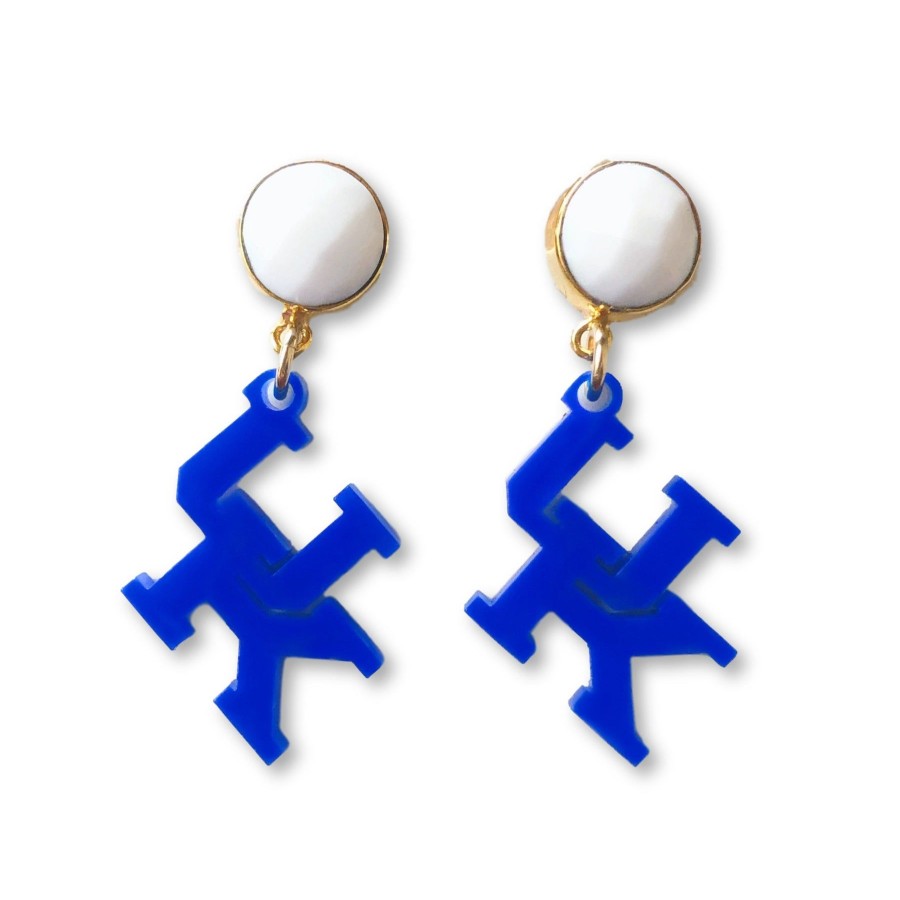 Accessories Brianna Cannon | Mini Kentucky Blue Uk Earrings