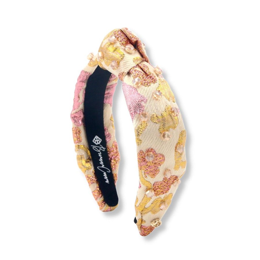 Accessories Brianna Cannon | Child Size Metallic Fall Leaves Headband