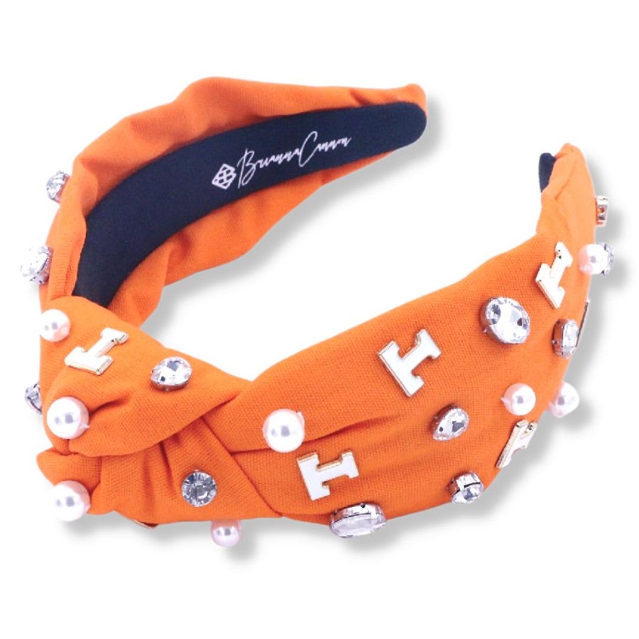 Accessories Brianna Cannon | Orange University Of Tennessee Logo Headband