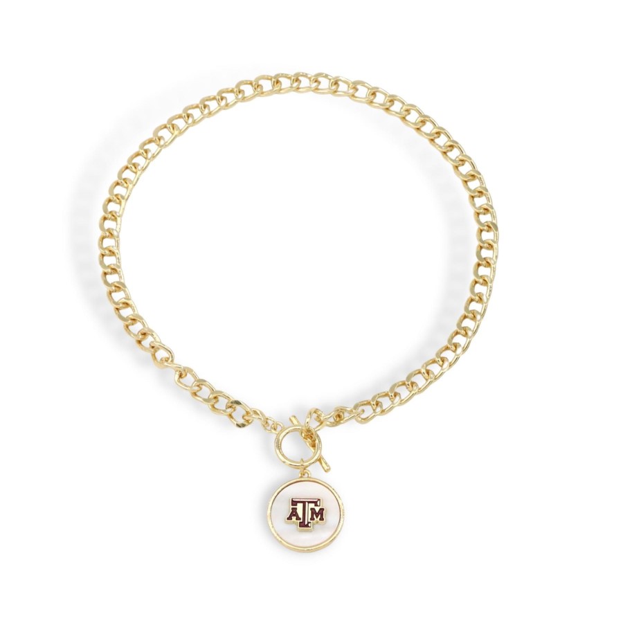 Accessories Brianna Cannon | Texas A&M Logo Necklace