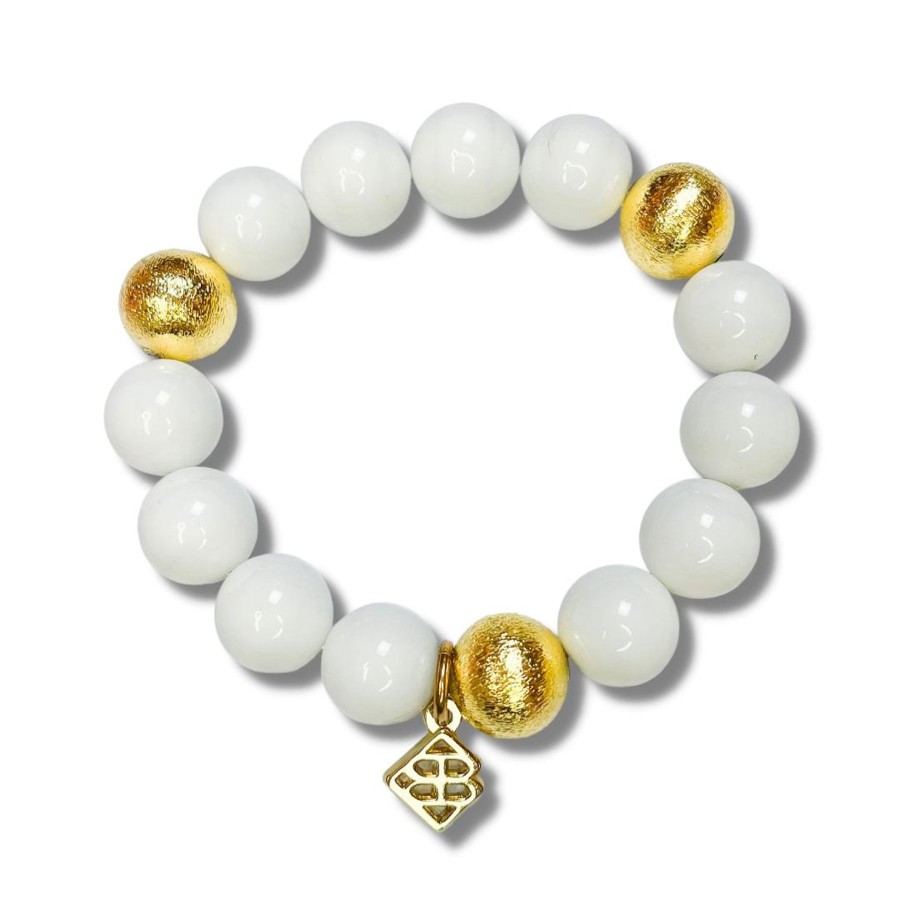 Accessories Brianna Cannon | White Beaded Brianna Bracelet