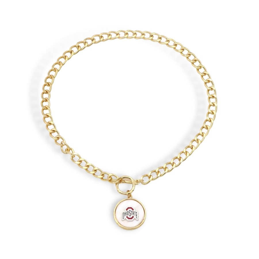 Accessories Brianna Cannon | Ohio State Logo Necklace