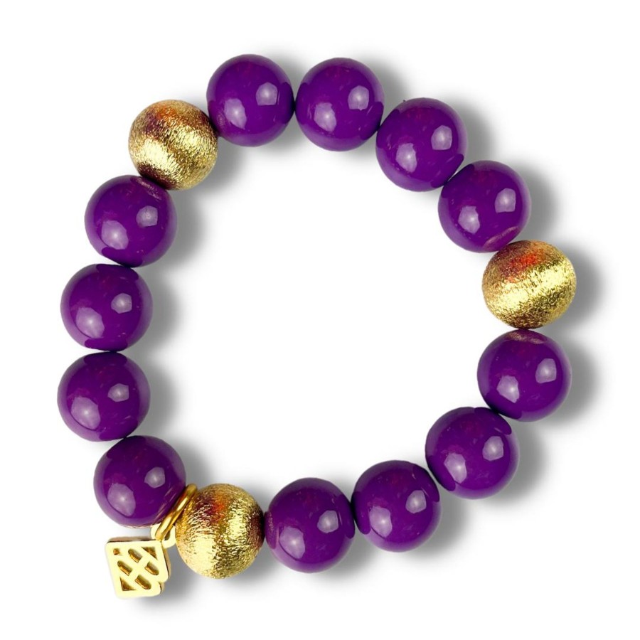 Halloween Brianna Cannon | Purple Beaded Brianna Bracelet